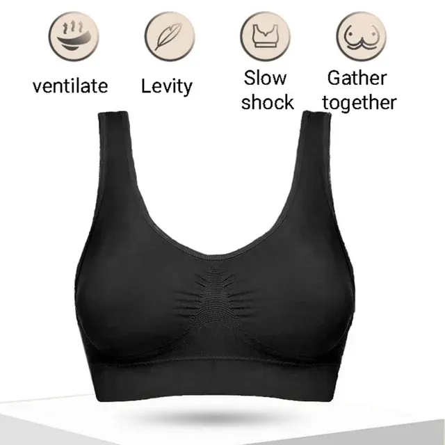 Seamless Striped Sports Bra 3