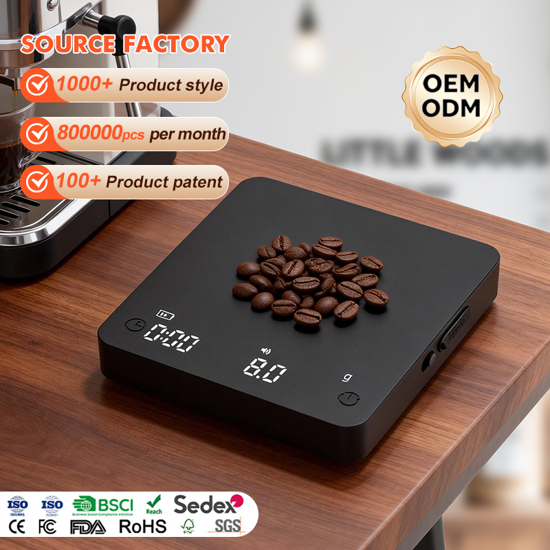 Mini-LED-Kaffeetropfenwaage 2000g, 0,1g