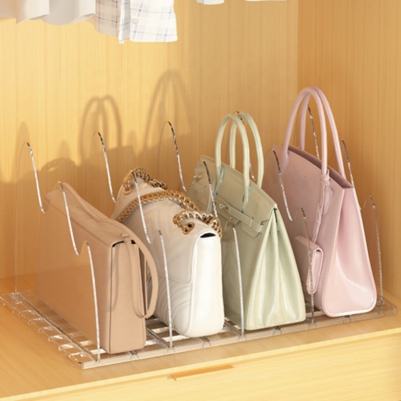Transparent Space-Saving Handbag Storage Organizer 2