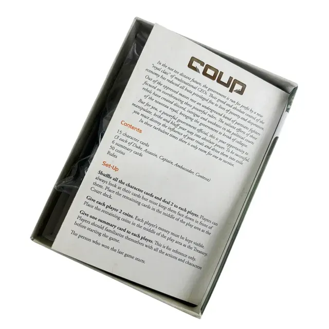 Coup Reformation Expansion Card Game 3