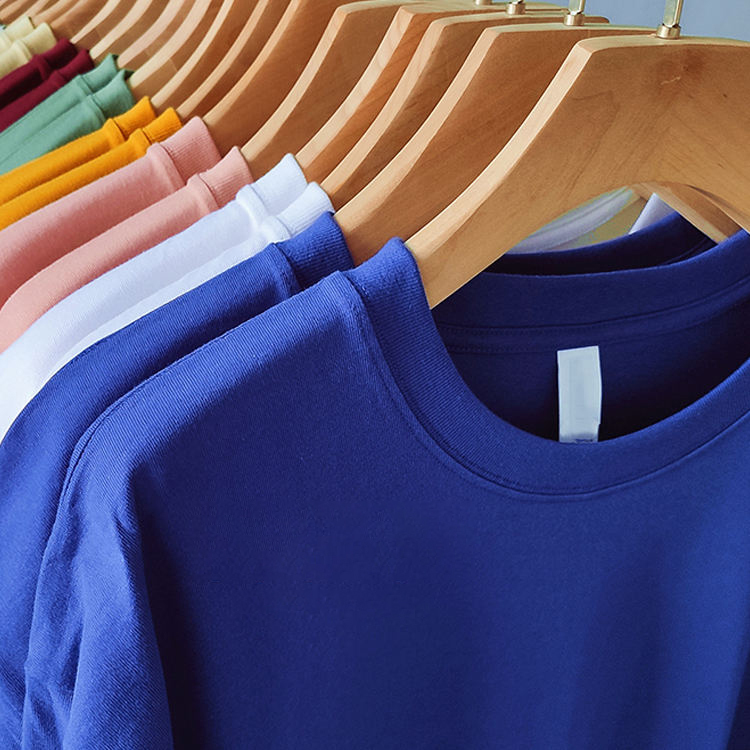 Cropped Men's Cotton Crew Neck T-Shirt 2