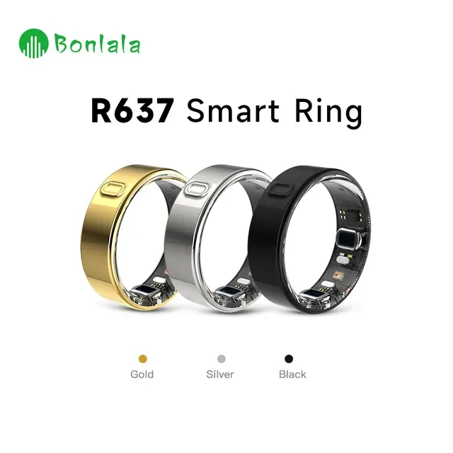 ECG EDA IP69 Smart Ring Fitness Tracker 2
