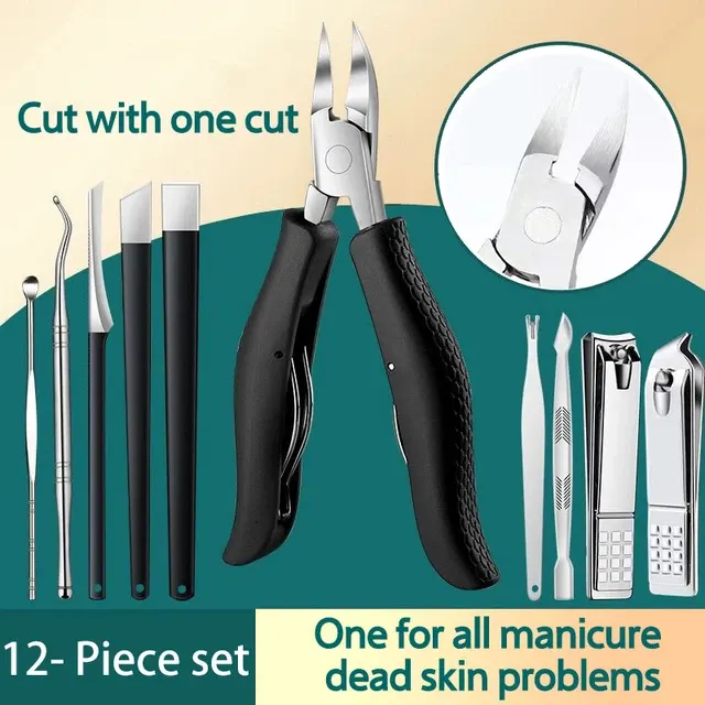 Portable Nail Clipper Set with Callus Scissors 3