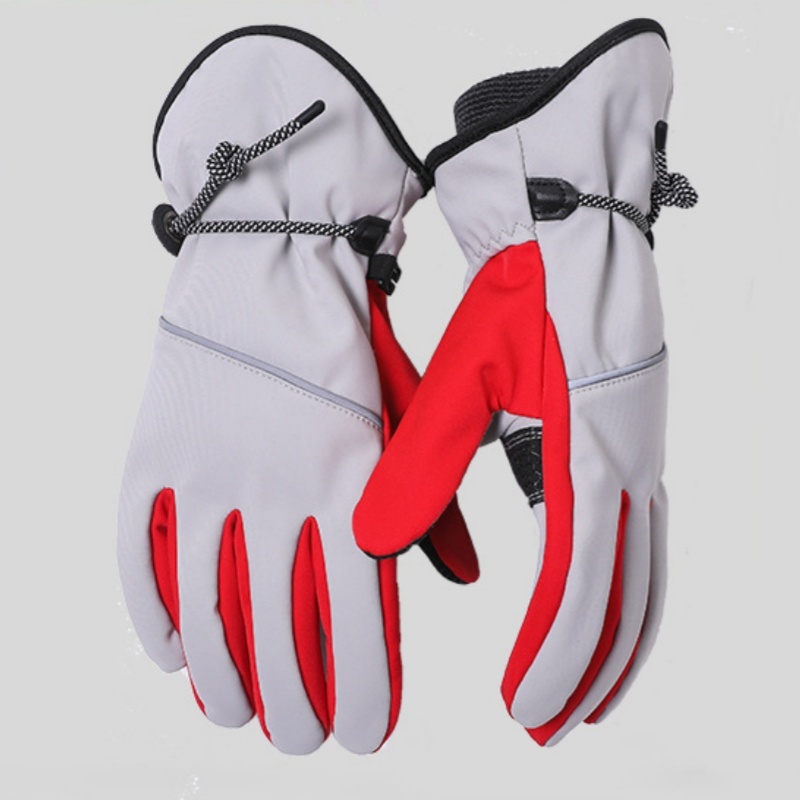 Thickened Fleece Winter Riding Gloves 2