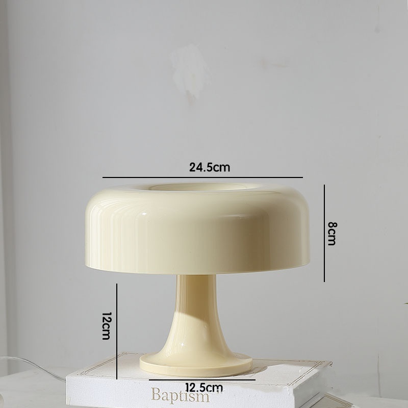 Danish ABS Mushroom LED Table Lamp 3