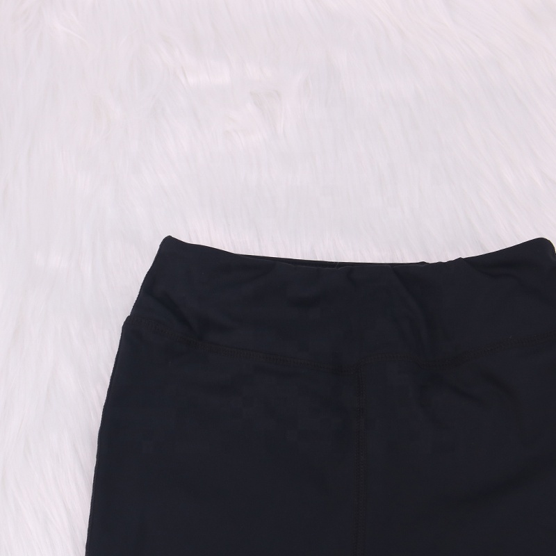 Schwarze Herren-Yogahose mit hohem Bund 2