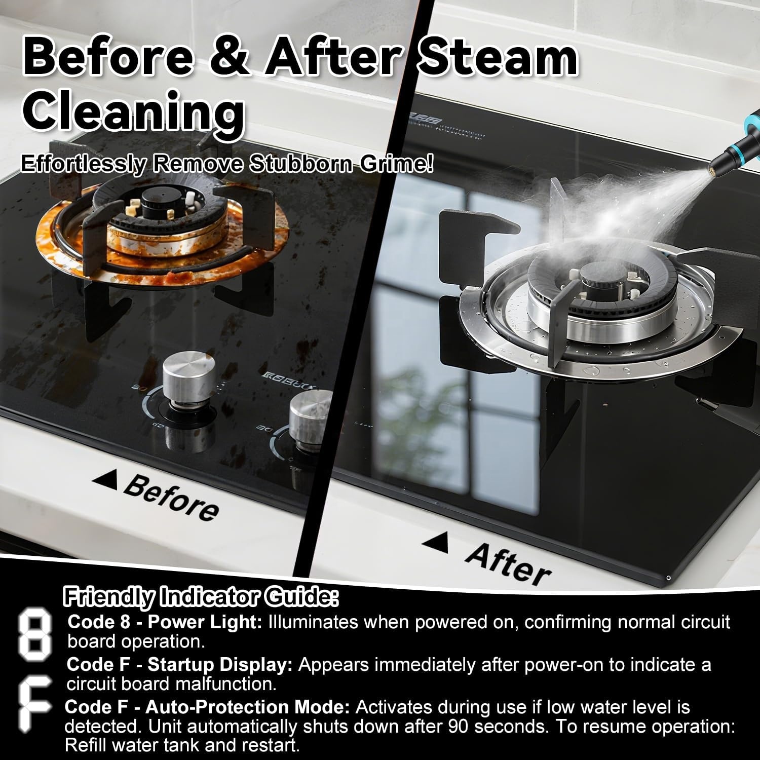 Eco-Friendly High-Pressure Handheld Steam Cleaner 2