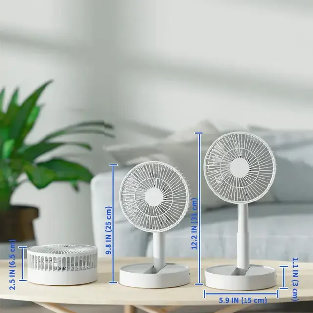 Portable USB Mini Fan, 8-Inch 3