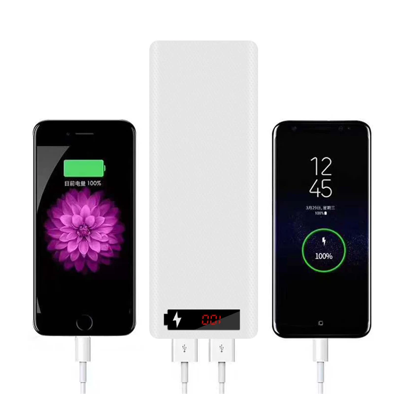 DIY Gehäuse für 8 Zellen 18650 Akku-Box Powerbank-Halterung 4