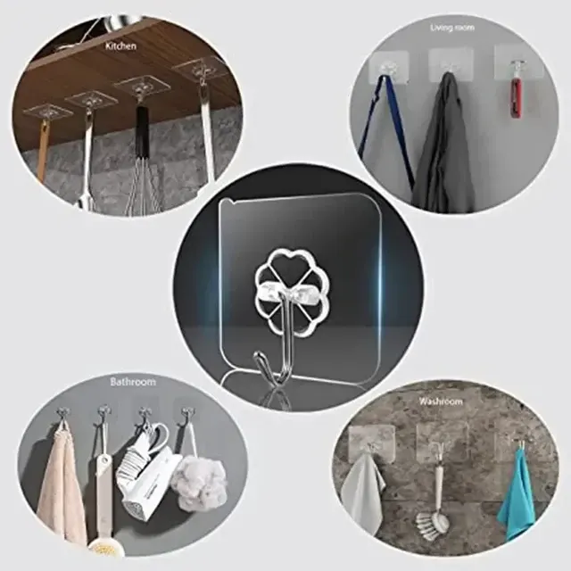 Transparent Adhesive Hook 2