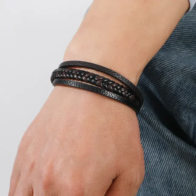 Leather Wrap Bracelet 2