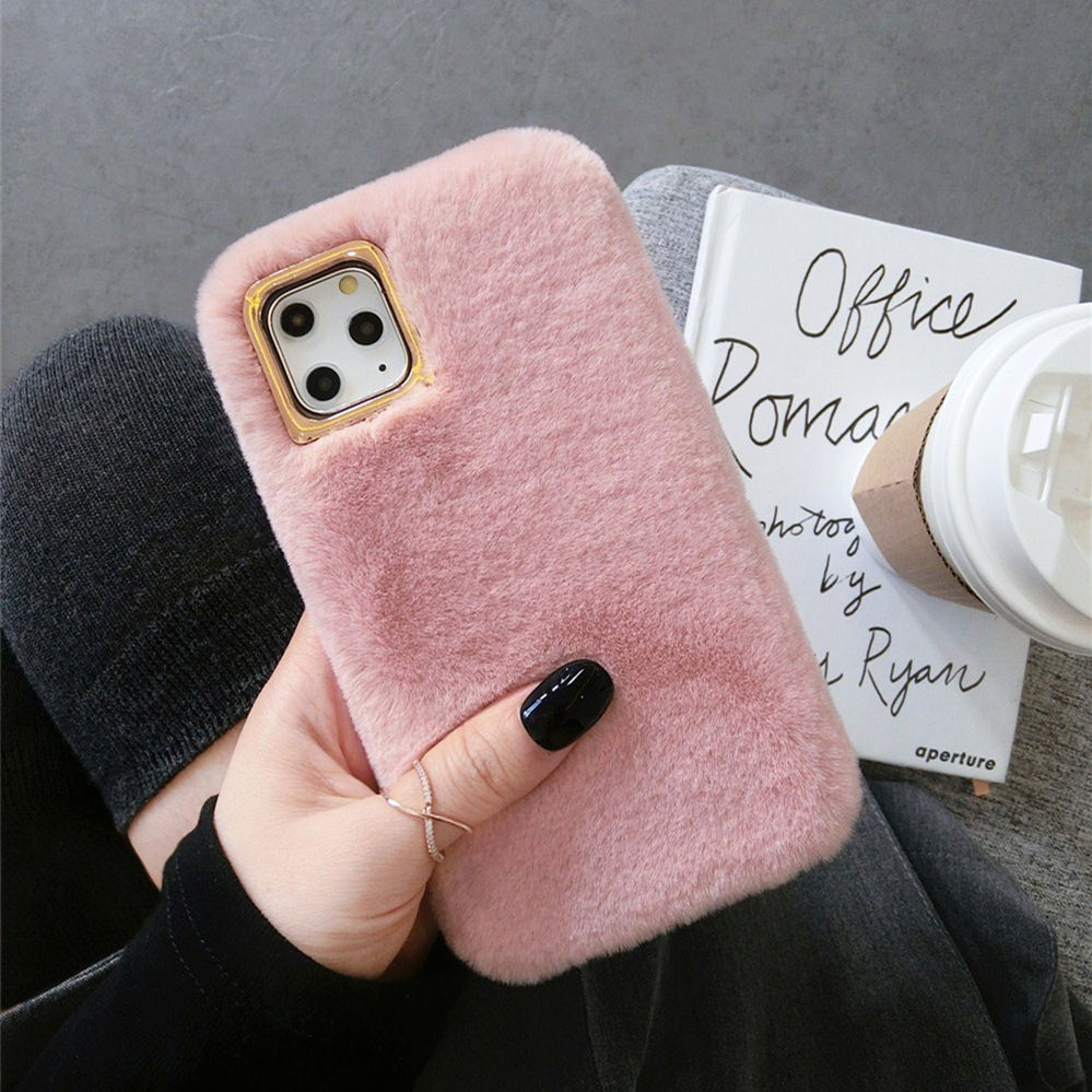 Compatible With Apple Winter Plush For Iphone11 Mobile
