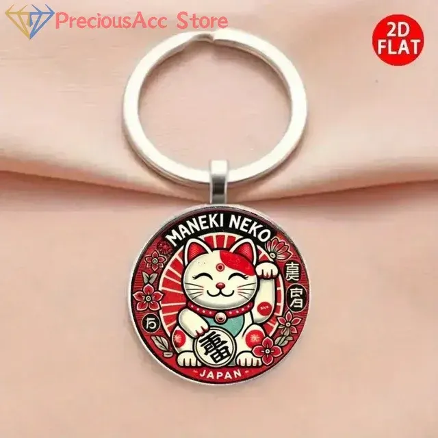 Lucky Cat Keychain 4