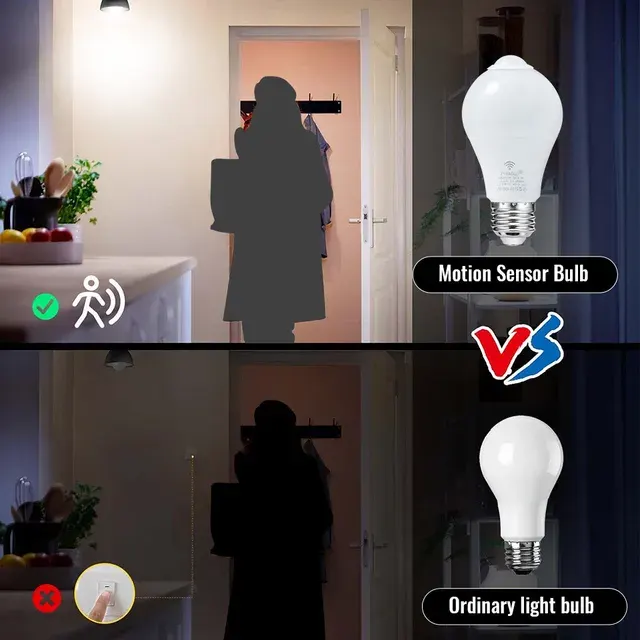 Motion Sensor LED Bulb 4