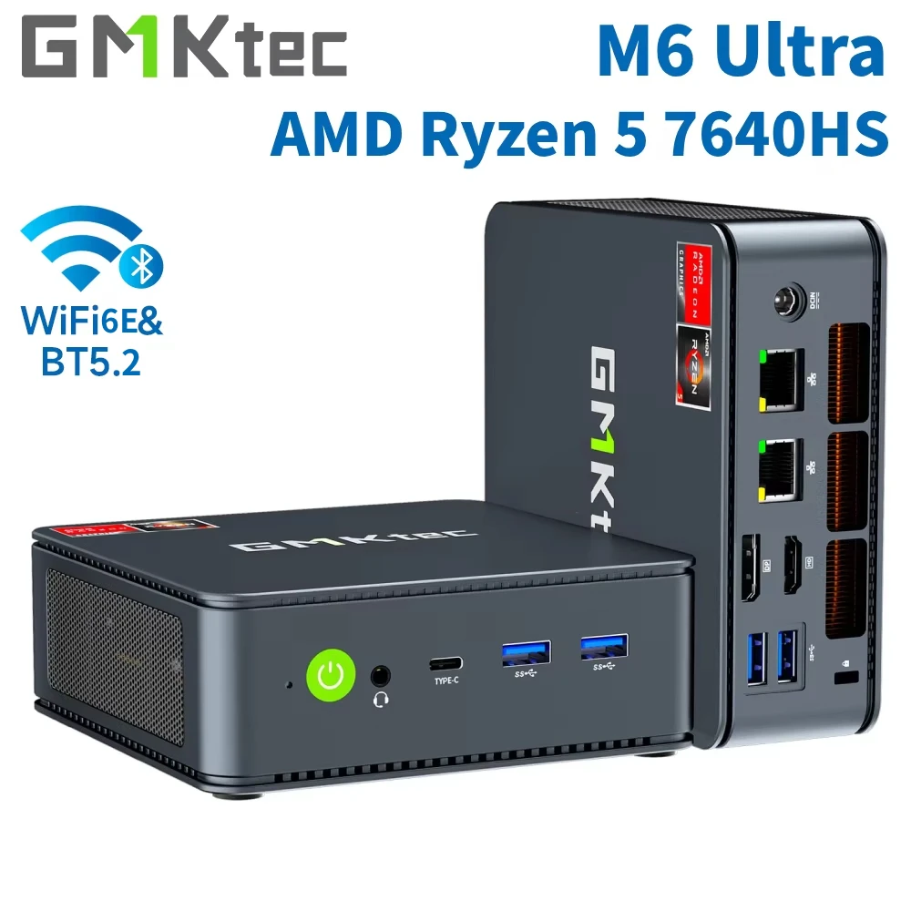 GMKtec M6 Ultra Gaming Mini-PC AMD Ryzen 5