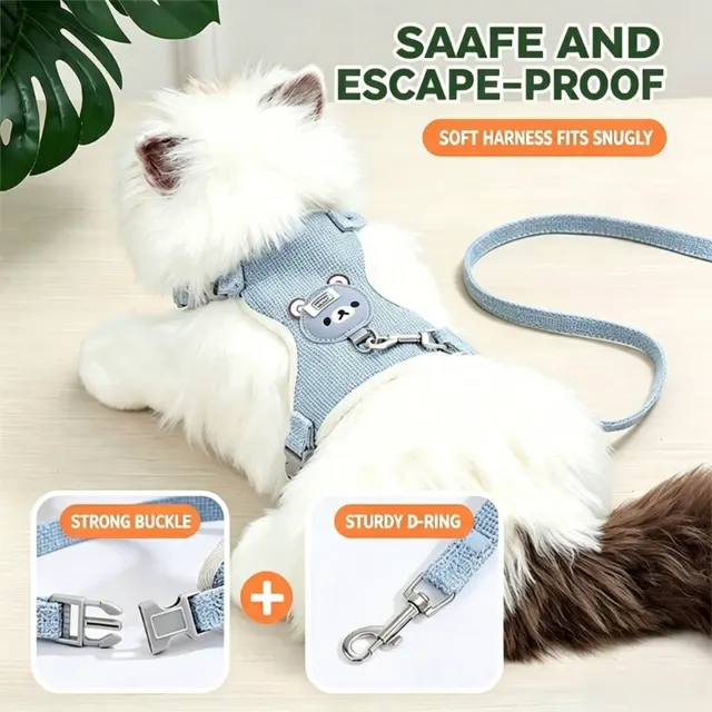 Dog Harness and Leash Set 4