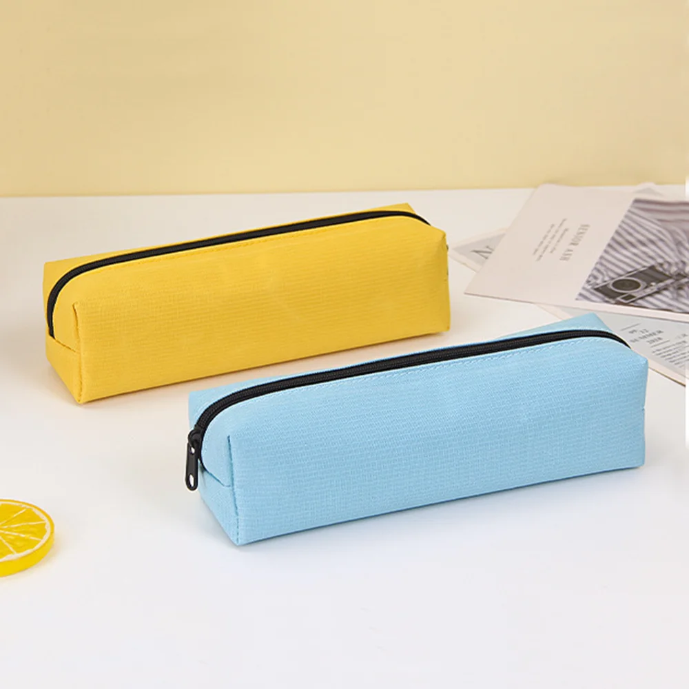 Einfarbig Bleistift Fall Einfache Taschen Für Studenten Neue 4