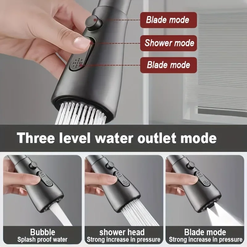 360° Rotating Kitchen Faucet Splash Aerator 3
