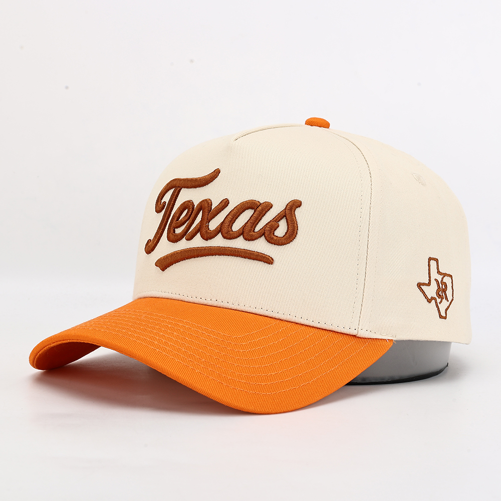 Embroidered Structured Cotton Dad Hat