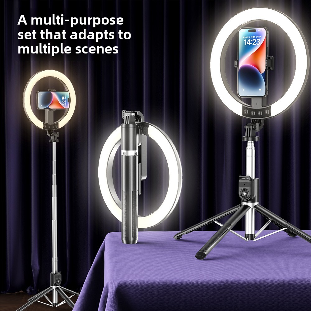 Phone Tripod 10 Inch LED Ring Light Lamp