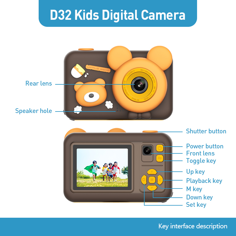 Kids Digital Camera with Selfie Function 3