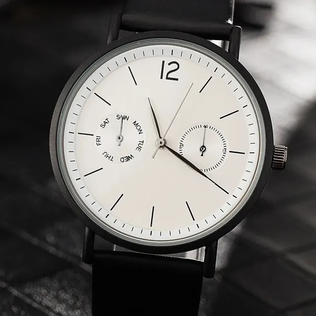 Günstige minimalistische Legierungs-Herrenuhr 1