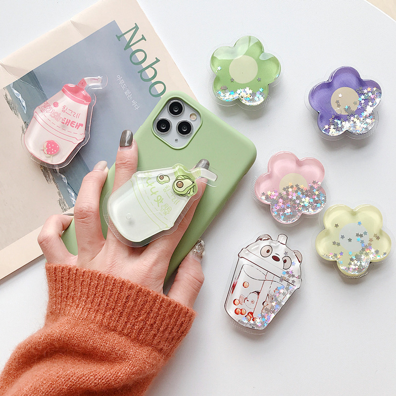 Acrylic Poppings Phone Grip Smart Tracking Magnetic Socket 4