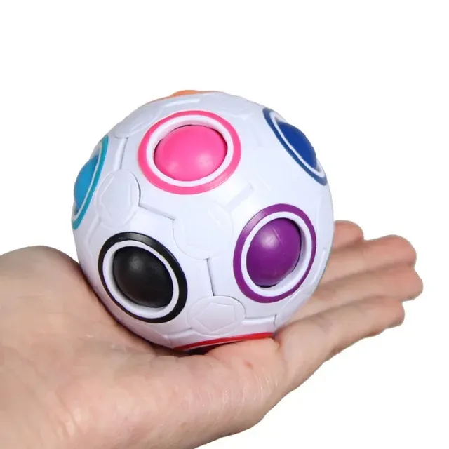 Rainbow Fidget Cube Stress Relief Toy 4