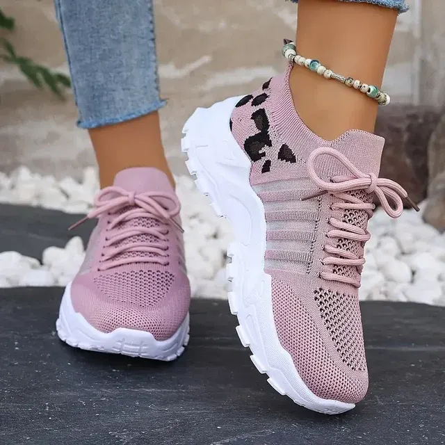 Women's Leopard Print Sneakers 4