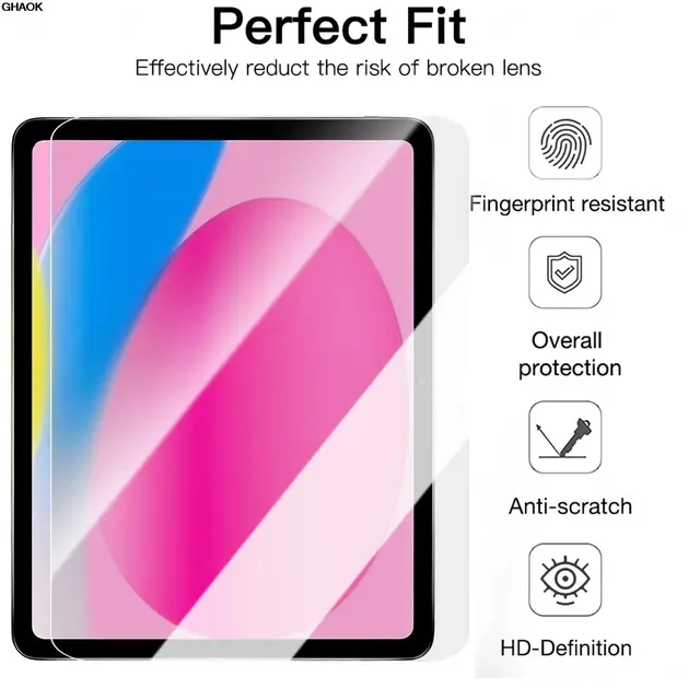 Tempered Glass Screen Protector for iPad Air 2