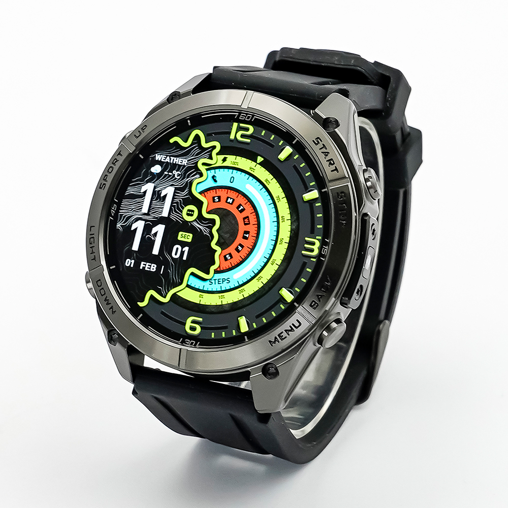 SANVNET SNT PathFinder GPS Smartwatch 50M Waterproof 1.43Inch 2