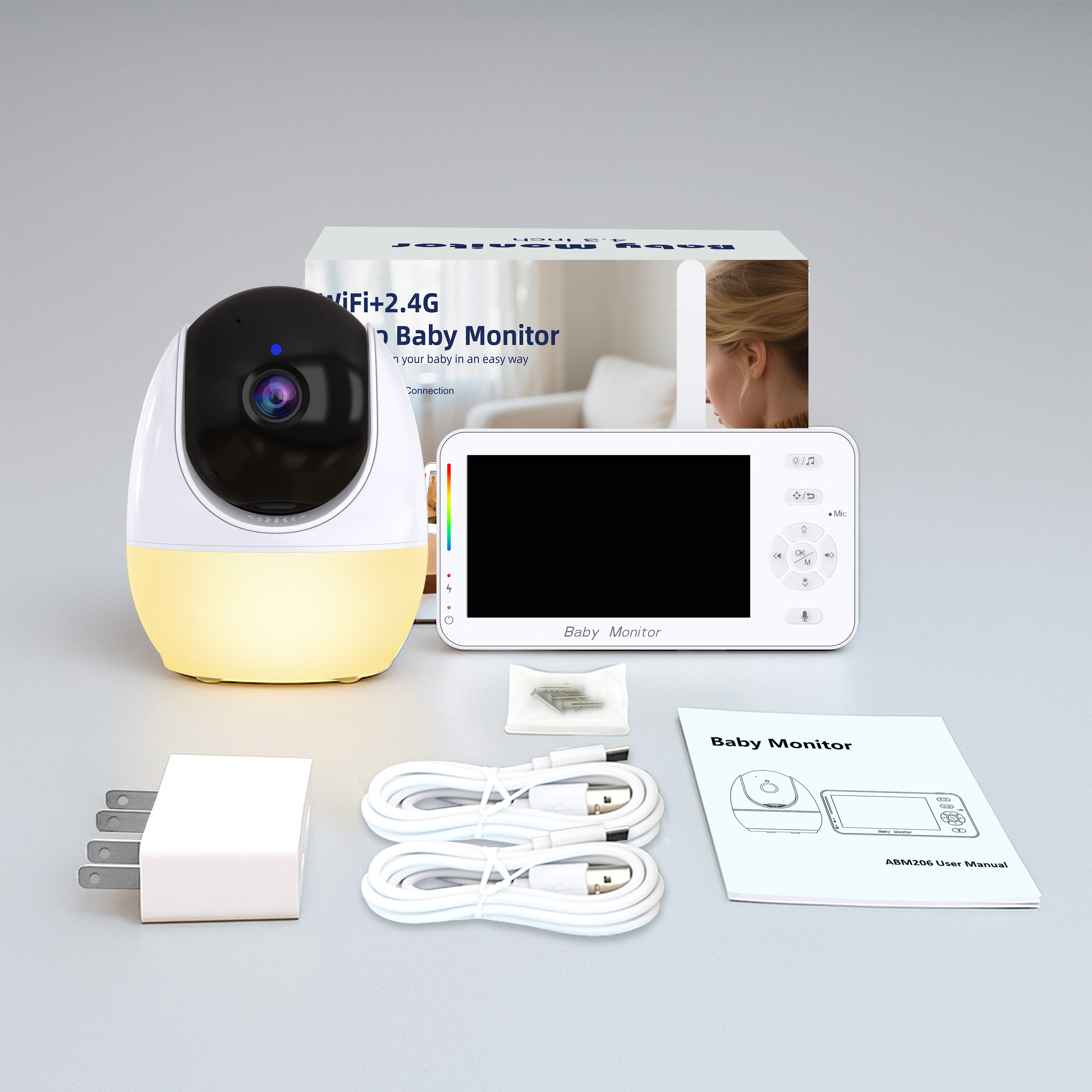 Digital Baby Monitor with Two Cameras 2