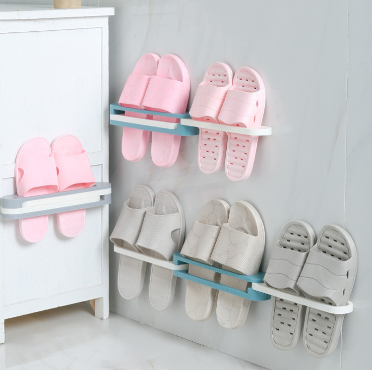Faltbares Kunststoff-Schuhregal für Badezimmer