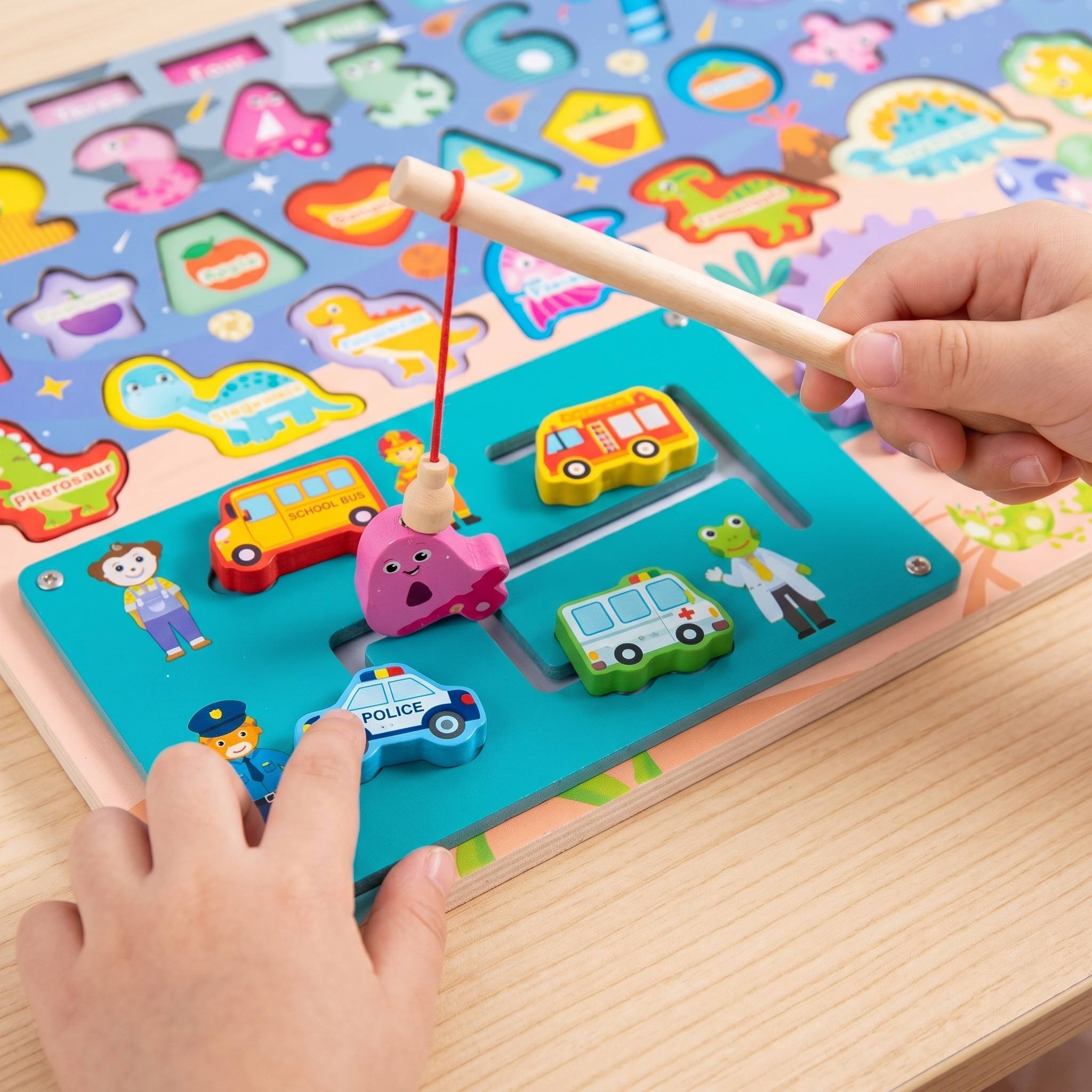 Wooden Montessori Shape Matching Toy 4
