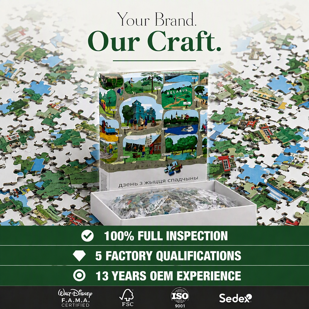 Matte Cardboard Jigsaw Puzzle 1000 Pieces