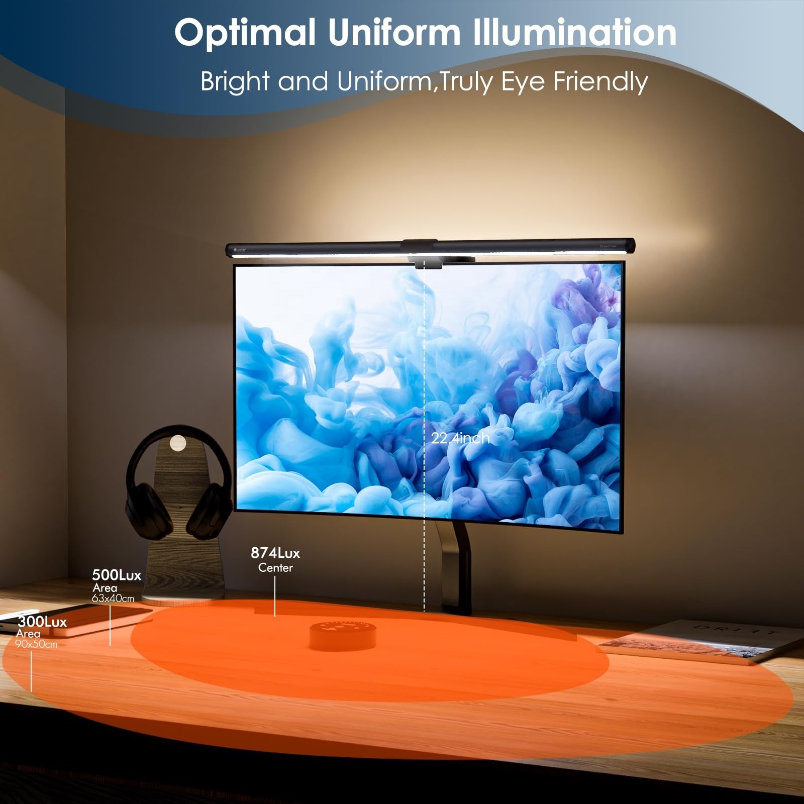 50cm LED Monitor Light Bar with Remote 3