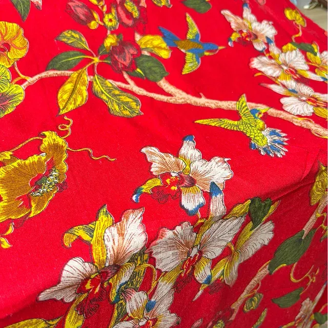 Printed Linen-Cotton Fabric 3