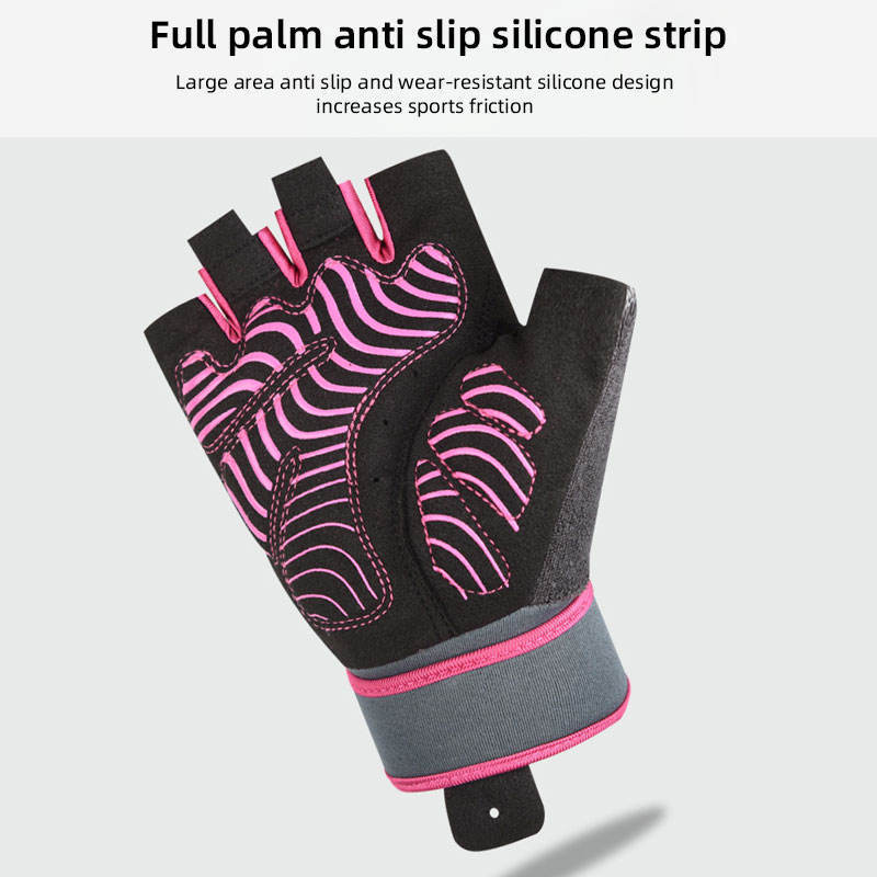 Design Non-Slip Half-Finger Fitness Gloves for Gym Training 4