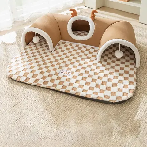 Katzentunnel-Bett