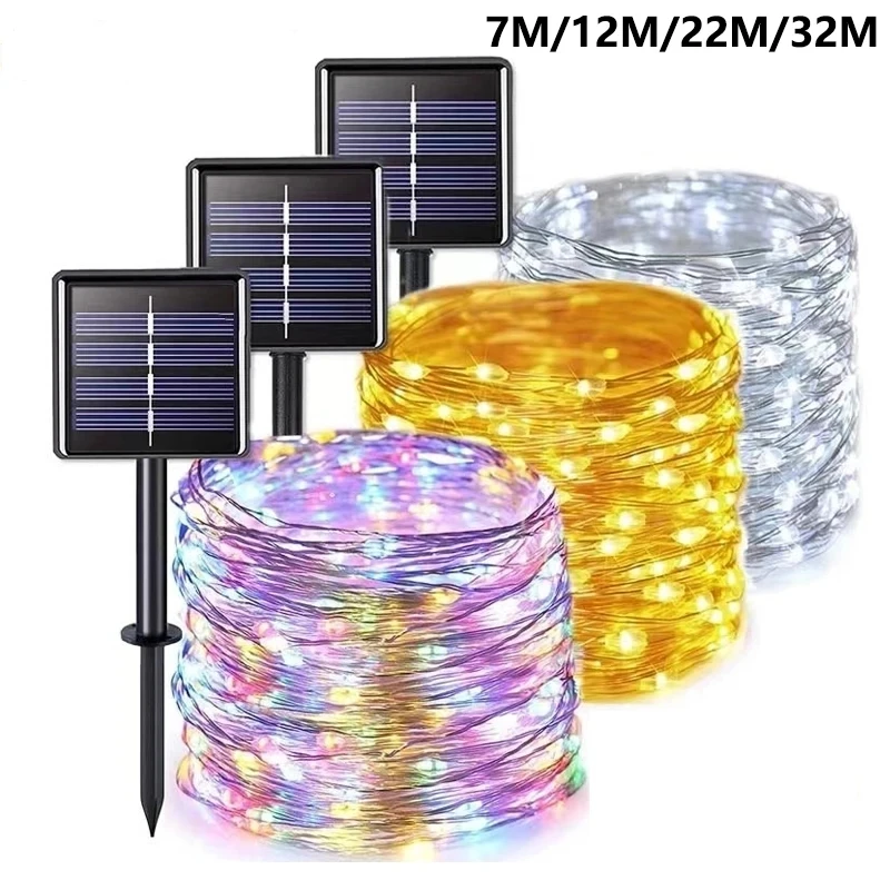 Wasserdichte Solar-Lichterkette für Garten