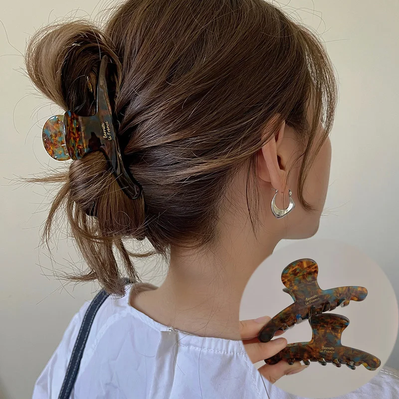 Elegante Hochwertige Acetat Haar Klaue Für Frauen Temperament