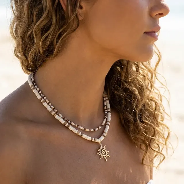 Wooden Bead Choker 3
