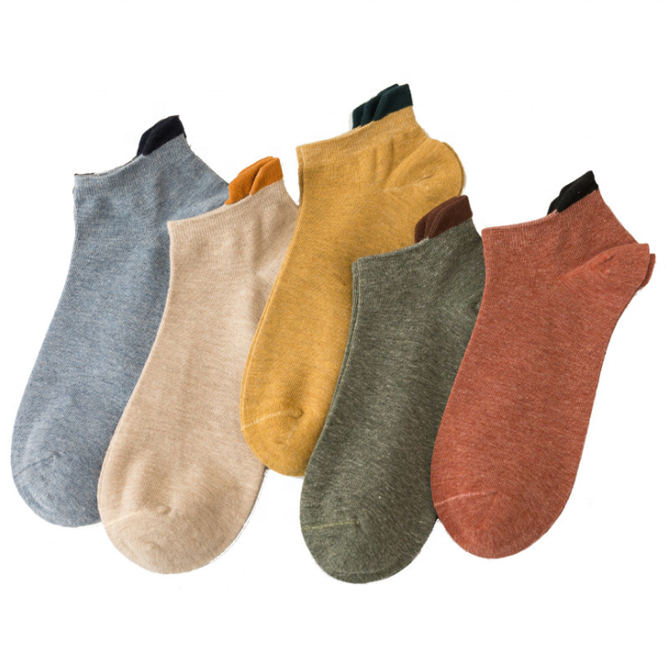 Invisible Cotton No-Show Socks 5-Pack