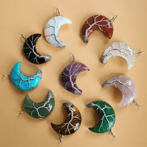 Tree of Life Necklace With Gemstone
