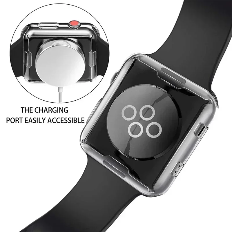 Soft TPU Full-Cover Case for Apple Watch 4