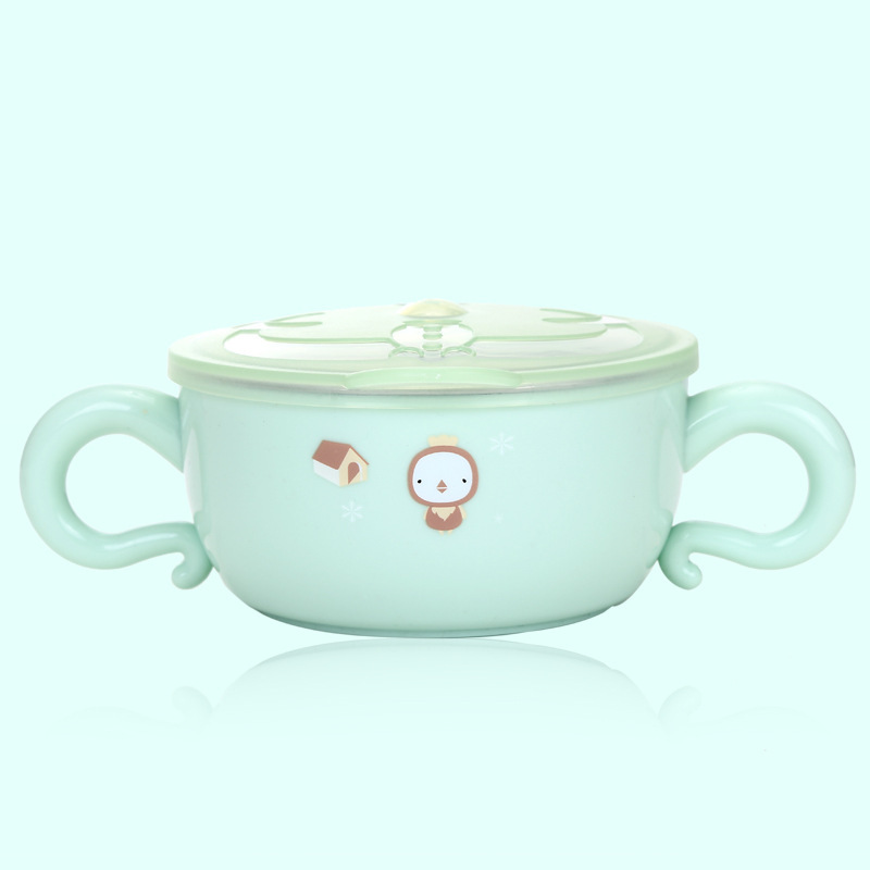 Fall Insulation Bowl Baby Double-Layer Food Supplement