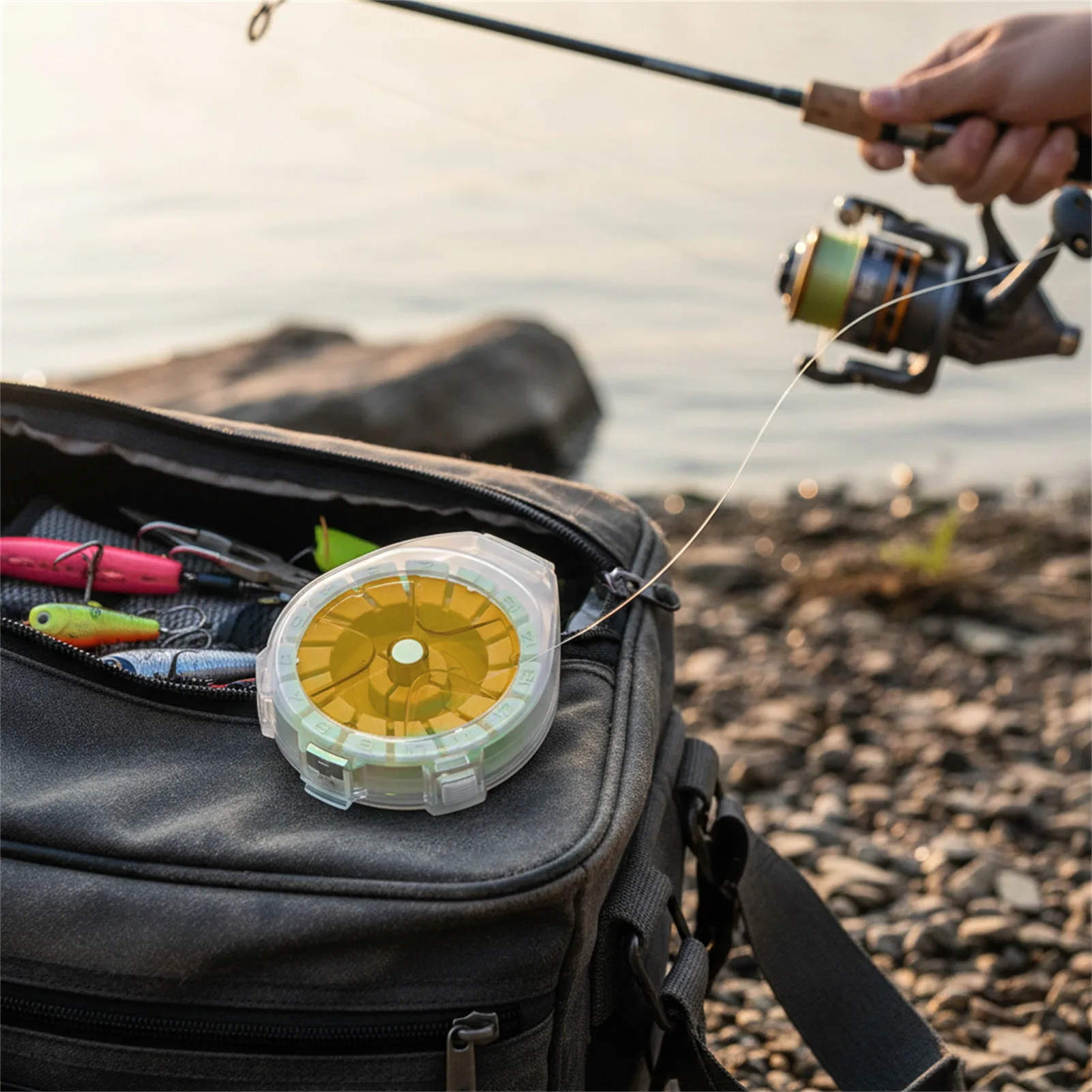 Lure Carbon Line Leader Case mit Quick Cut
