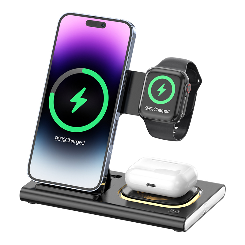 15W Fast Charge 3 in 1 Magnetic Wireless