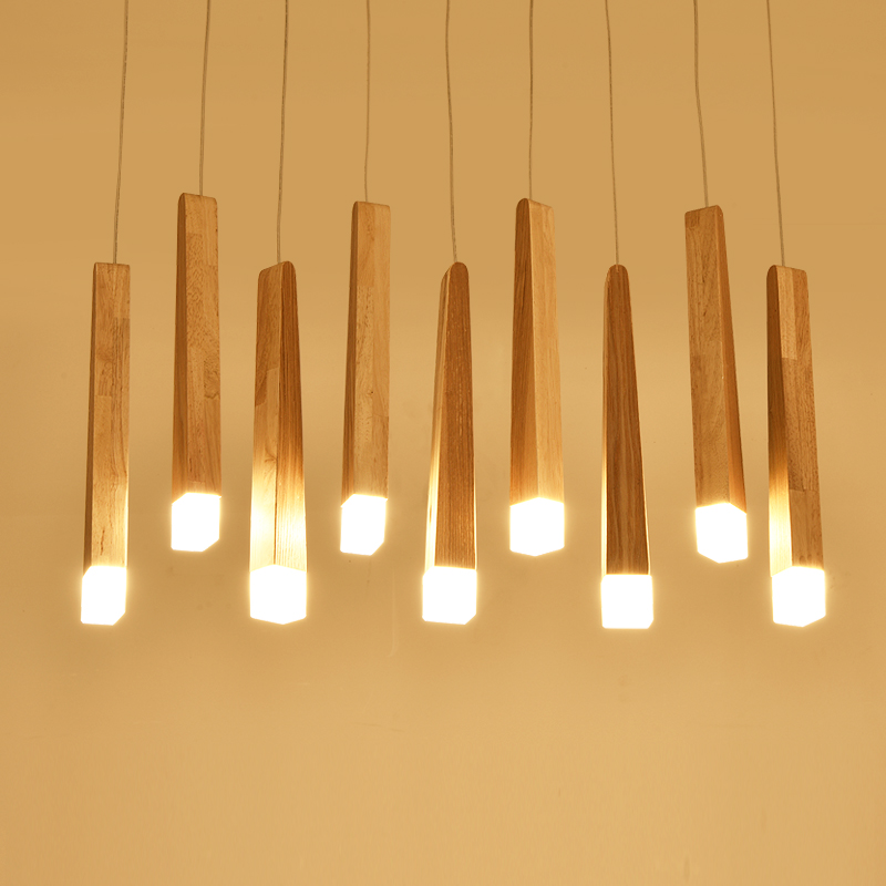 Holz-Pendelleuchte