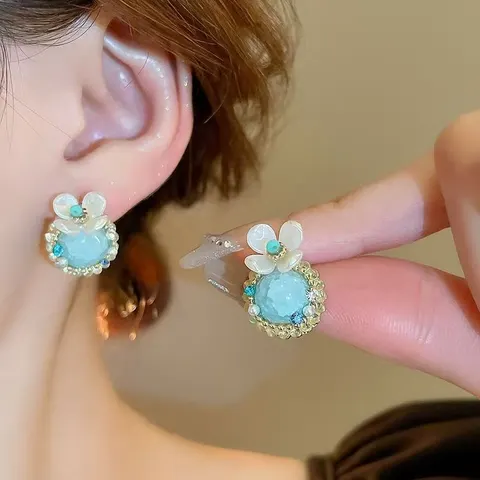 Resin Stud Earrings